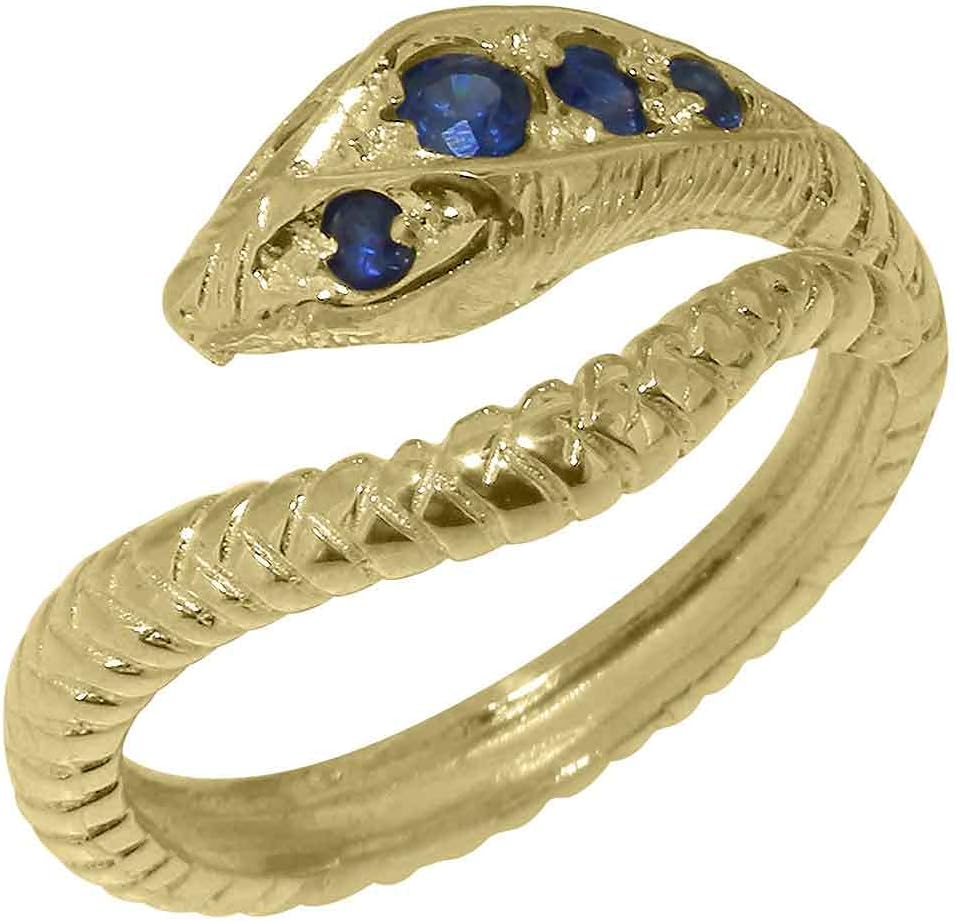 ★極美品★ 英国 オレンジ トルマリン リング ゴールド 9金 UK 90MM - New Jewelry TOKYO